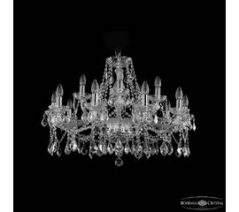 Подвесная люстра Bohemia Ivele Crystal 1413/10+5/300 Ni Leafs