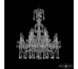 Подвесная люстра Bohemia Ivele Crystal 1413/8+4/200/XL-66 Ni
