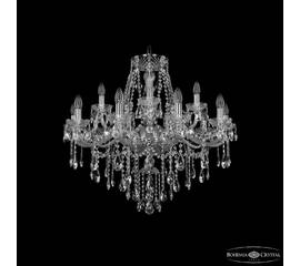 Подвесная люстра Bohemia Ivele Crystal 1415/10+5/300 Ni