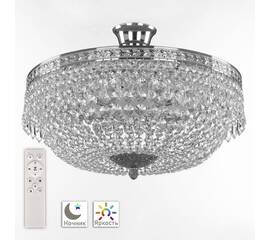 Потолочная люстра Bohemia Ivele Crystal 19011/45IV/LED-DIM Ni