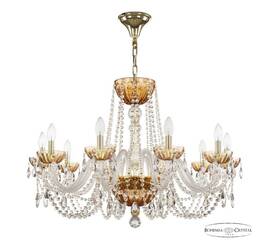 Подвесная люстра Bohemia Ivele Crystal 5402/10/300 G Amber/M-1H