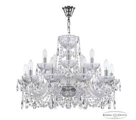 Подвесная люстра Bohemia Ivele Crystal 5402/10+5/240 Ni Clear/M-1G