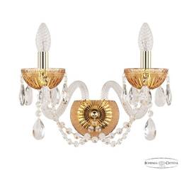 Бра Bohemia Ivele Crystal 5402B/2/165 G Amber/M-1G