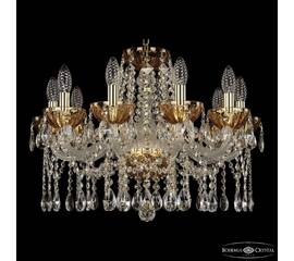 Подвесная люстра Bohemia Ivele Crystal 5413/10/200 G Amber/M-1H