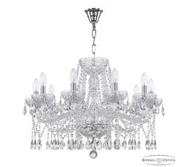 Подвесная люстра Bohemia Ivele Crystal 5413/10/240 Ni Clear/M-1F