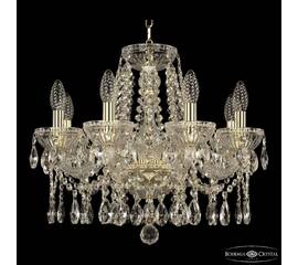 Подвесная люстра Bohemia Ivele Crystal 5413/8/165 G Clear/M-1G