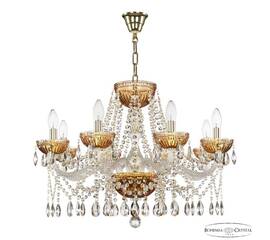 Подвесная люстра Bohemia Ivele Crystal 5413/8/240 G Amber/M-1G