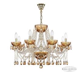 Подвесная люстра Bohemia Ivele Crystal 5413/8/240 G Amber/M-1G K721