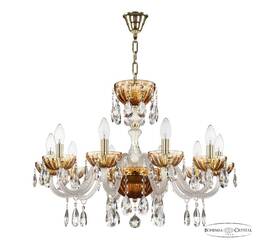 Подвесная люстра Bohemia Ivele Crystal 5417/10/240 G Amber/M-1H
