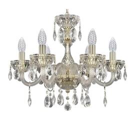 Подвесная люстра Bohemia Ivele Crystal 5417/6/165 G Clear/M-1G