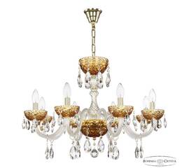 Подвесная люстра Bohemia Ivele Crystal 5417/8/240 G Amber/M-1F