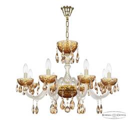Подвесная люстра Bohemia Ivele Crystal 5417/8/240 G Amber/M-1F K721