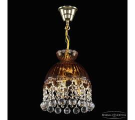 Подвесной светильник Bohemia Ivele Crystal 5478/22 G Amber/M-1G Balls