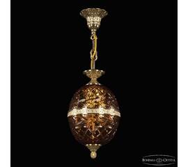 Подвесной светильник Bohemia Ivele Crystal 5680/18 G Amber/M-1F