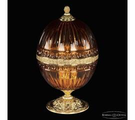 Настольная лампа Bohemia Ivele Crystal 5680L/22 G Amber/M-1G
