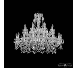 Подвесная люстра Bohemia Ivele Crystal 1411/16+8/360/2d Ni