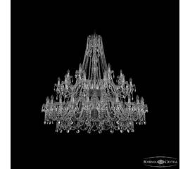 Подвесная люстра Bohemia Ivele Crystal 1411/24+12+6/530/2d Ni