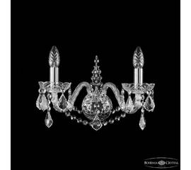 Бра Bohemia Ivele Crystal 1411B/2/160 Ni Leafs