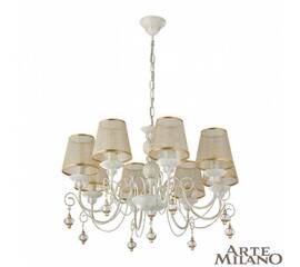 Подвесная люстра Arte Milano 347620/8 WT+G