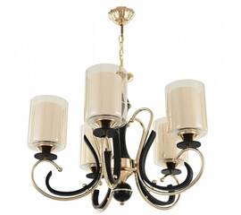 Подвесная люстра Arte Milano Florentia 302237/5 Bk/Gd