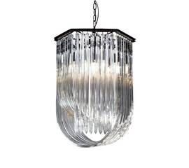 Подвесная люстра Delight Collection Murano Glass KR0116P-6 black