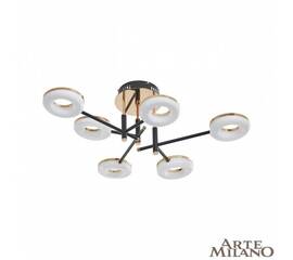 Потолочная люстра Arte Milano Ferrara 272999/6 BK/GD