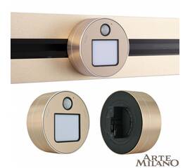 Трековая подсветка Arte Milano Am-track-sockets 380011TLS/LWS Gold