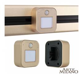 Трековая подсветка Arte Milano Am-track-sockets 380022TLS/LWS Gold