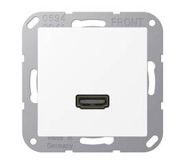 Розетка HDMI Jung MAA1112WWM