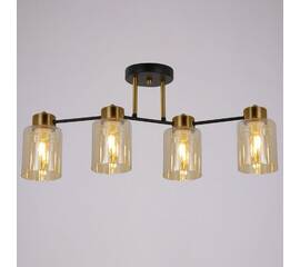 Потолочная люстра Illumico IL6111-4COU-79 BK GD Qui