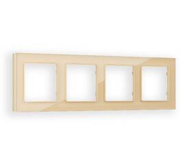 Рамка четырехместная Ambrella Volt Platos AF330604