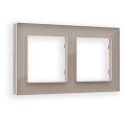 Рамка двухместная Ambrella Volt Platos AF380602