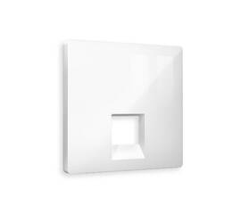 Лицевая панель для компьютерной/телефонной розетки RJ-45/RJ-11 Ambrella Volt Alfa AP1120