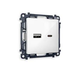 Комплект механизма розетки 2USB A+C 20W (быстрая зарядка) Ambrella Volt Alfa MA111010