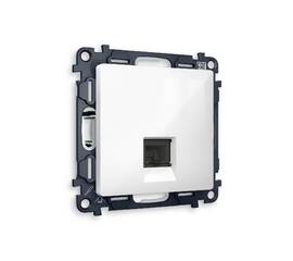 Комплект механизма телефонной розетки RJ-11(4P4C) со шторкой Ambrella Volt Alfa MA112030