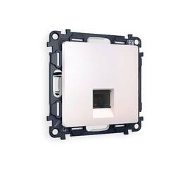 Комплект механизма компьютерной розетки RJ-45(8P8C) CAT6 со шторкой Ambrella Volt Alfa MA212010