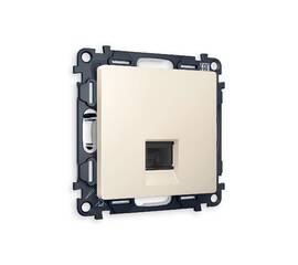 Комплект механизма компьютерной розетки RJ-45(8P8C) CAT6 со шторкой Ambrella Volt Alfa MA332010