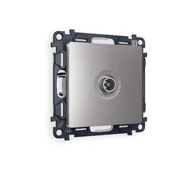 Комплект механизма TV розетки проходной 5-1000 MHz 4dB Ambrella Volt Alfa MA513030