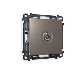 Комплект механизма TV розетки оконечной 50-870 MHz 1dB Ambrella Volt Alfa MA643010