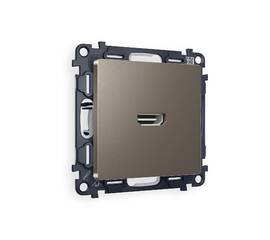Комплект механизма розетки HDMI 2.0 40V/500mA 2.0GHz 5-18Gbit/s Ambrella Volt Alfa MA644010