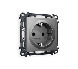 Комплект механизма розетки с/з на винтовых зажимах Ambrella Volt Alfa MA656010