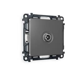 Комплект механизма TV розетки проходной 5-1000 MHz 4dB Ambrella Volt Alfa MA663030