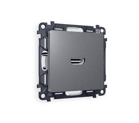 Комплект механизма розетки HDMI 2.0 40V/500mA 2.0GHz 5-18Gbit/s Ambrella Volt Alfa MA664010