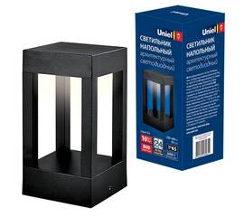 Уличный светодиодный светильник Uniel ULU-T03A-10W/3000K IP65 Black UL-00006815