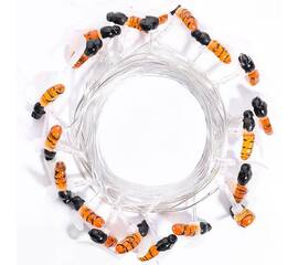 Гирлянда на солнечных батареях 380см разноцветная Uniel Пчелки USL-S-127/PT4000 Bees UL-00004280