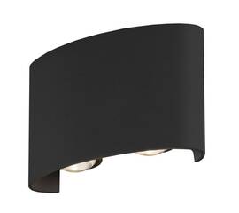 Уличный настенный светодиодный светильник Elektrostandard 1555 Techno Led черный a049672