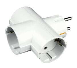 Переходник сетевой Uniel 3гн с/з Стандарт S-GES3-16T 06704