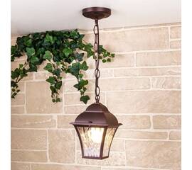 Уличный подвесной cветильник Elektrostandard Apus H шоколад GL 1009H a043114