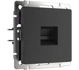 Розетка Werkel Ethernet RJ-45 черный матовый W1181008 4690389156946