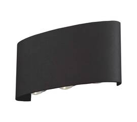 Уличный настенный светодиодный светильник Elektrostandard 1551 Techno Led черный a049671